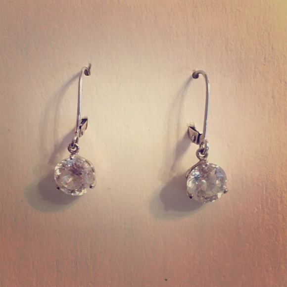 Jewelry - Timeless platinum clad cubic zirconia drops