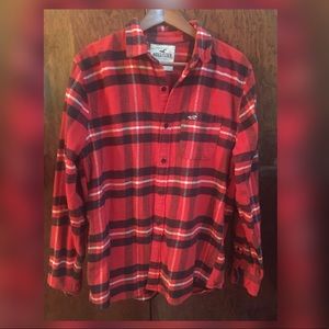 Hollister Co. plaid flannel shirt