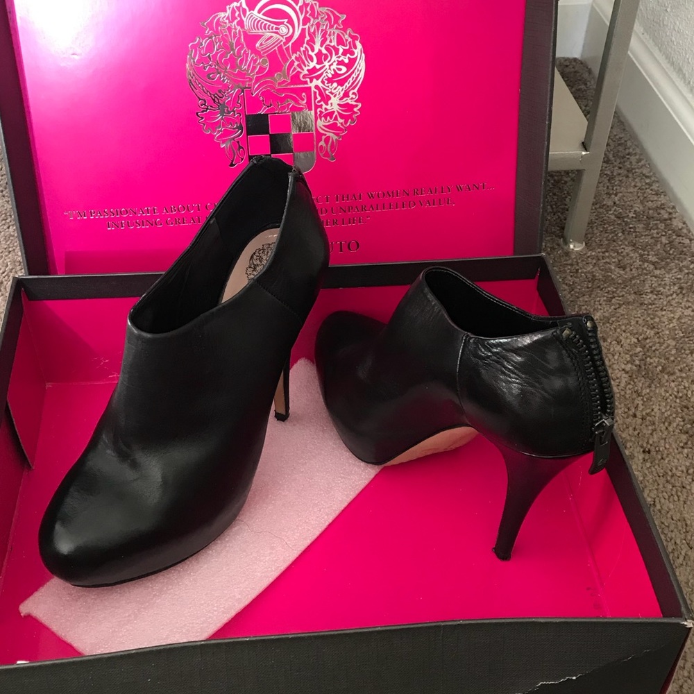 Leather boots