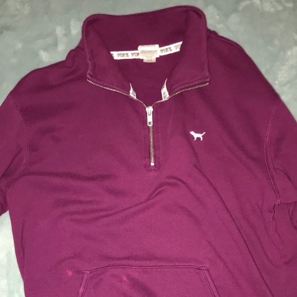 PINK Victoria's Secret Tops - Victoria’s Secret PINK 3/4 Zip