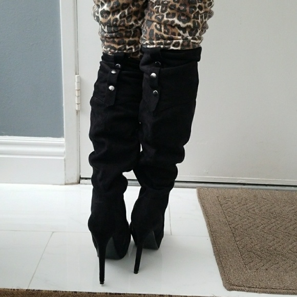 Charles David fitted over the knee boots 6.5 - Picture 2 of 5