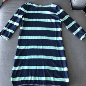 Jcrew stripped tee shirt dress