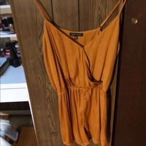 Kendall and Kylie mustard romper