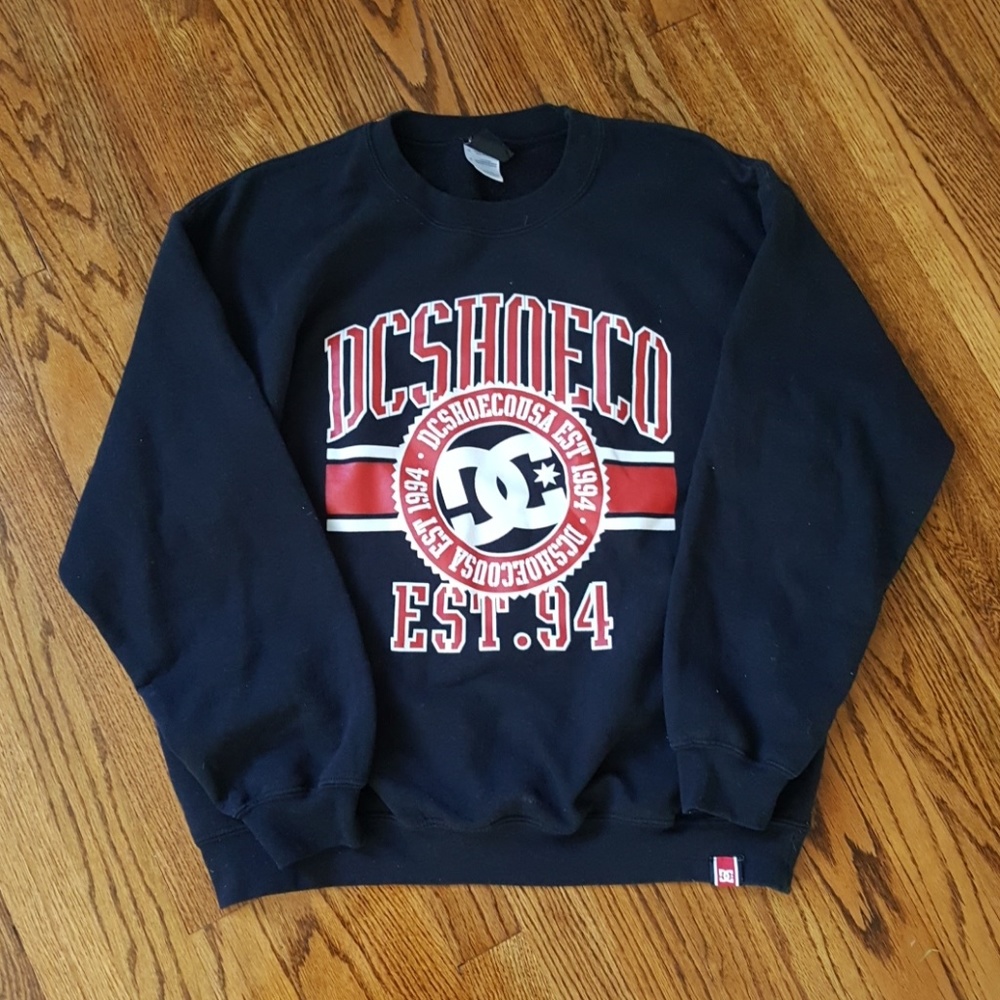 DC crewneck sweater