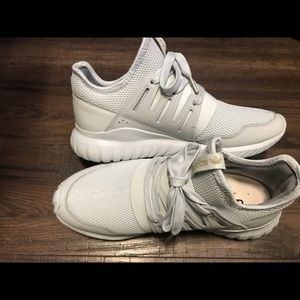 Women’s Adidas Tubular radial customized sneakers