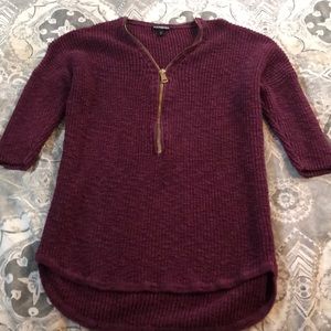 Express zip sweater