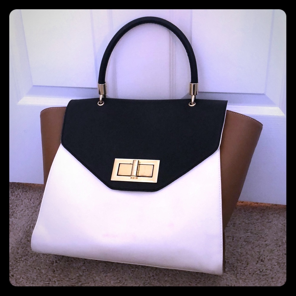 Express faux leather purse