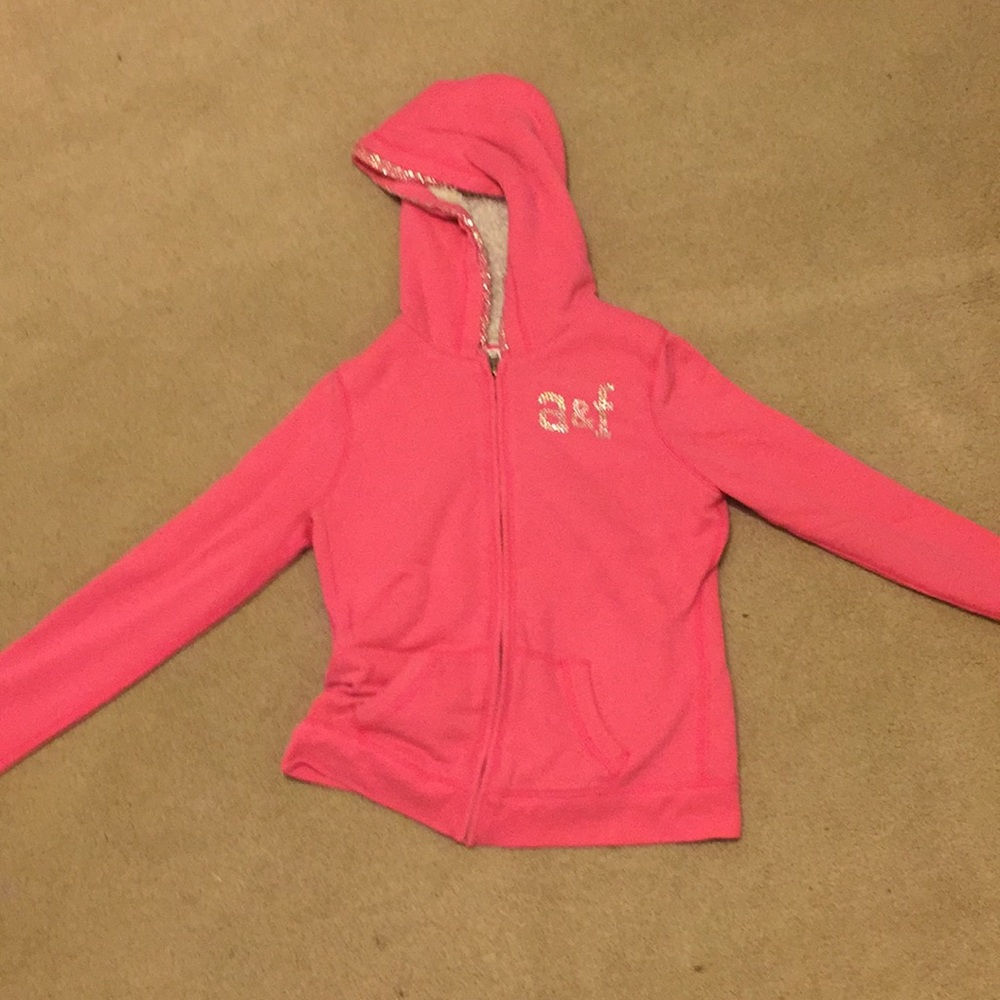 Pink/Rinestoned Abercrombie jacket
