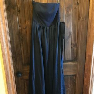 White by Vera Wang strapless bridesmaid dress