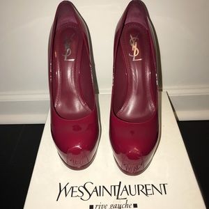 Sexy Timeless YSL Tribtoo 105 Pump in Grenade sz41