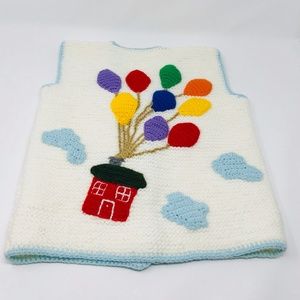 Handmade Toddler Vest - Up Balloon House