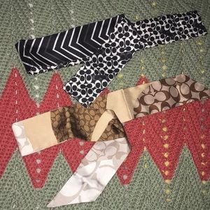 Coach neck scarfs