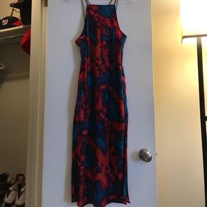 Tie dye midi dress