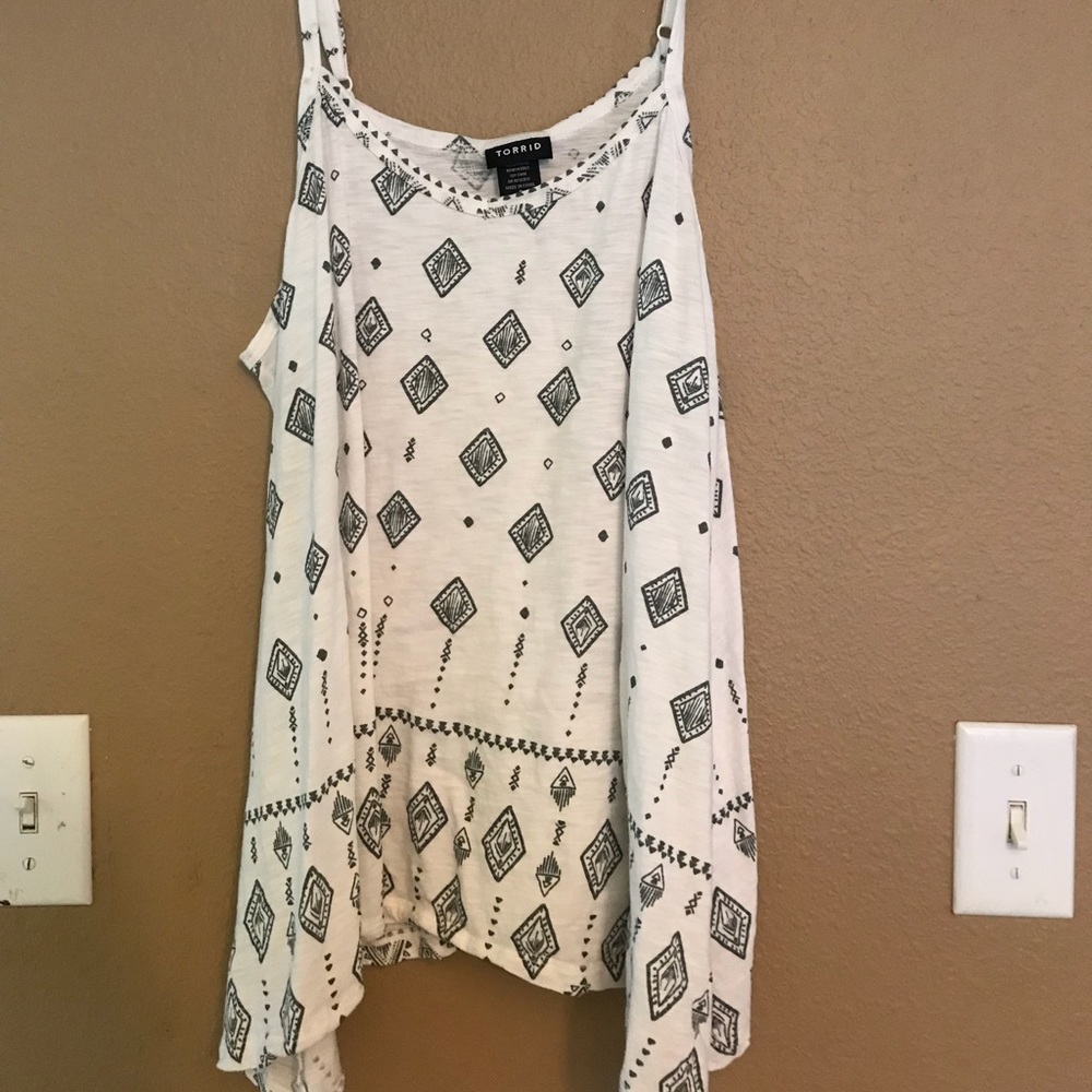 TORRID shark bit tank top tunic