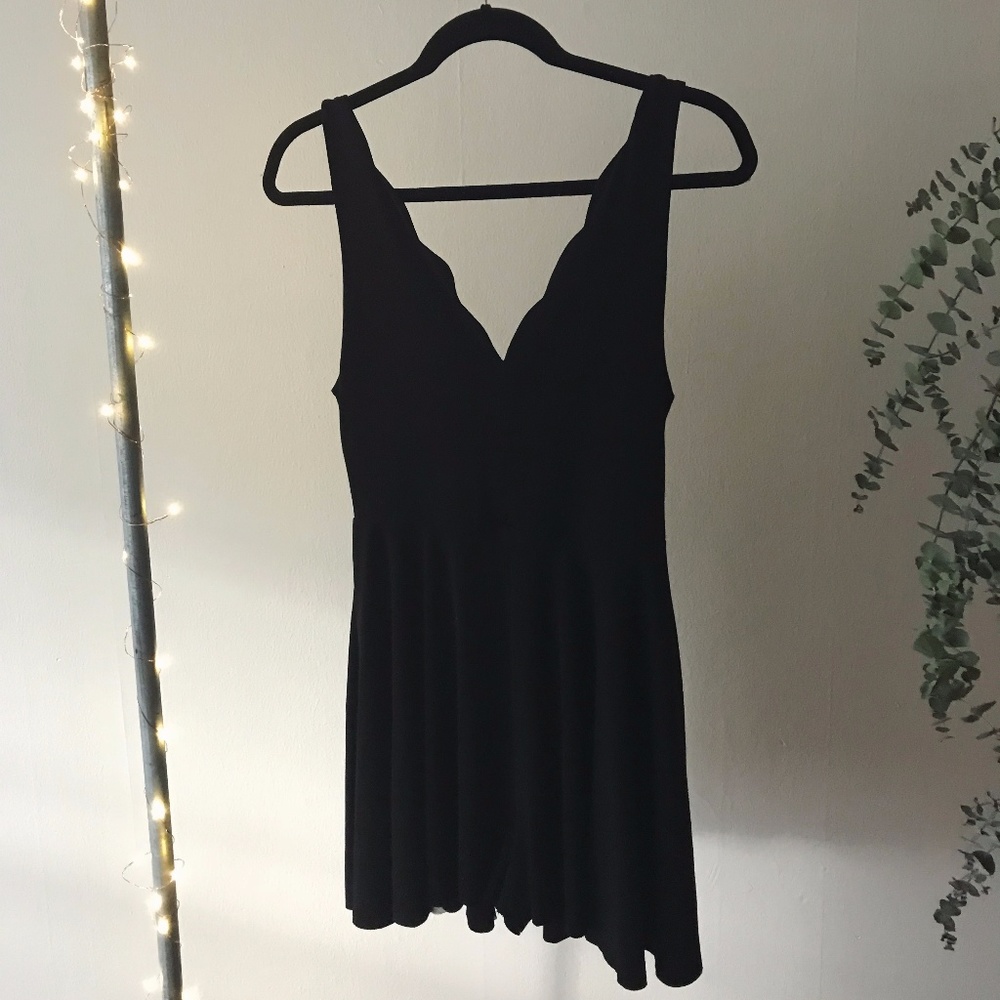 Swing Black Romper