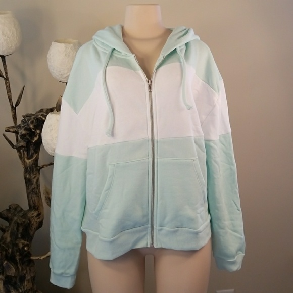 Wildfox blocked Marquis Front Zip Hoodie - Picture 2 of 7