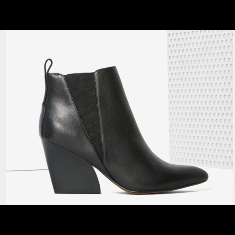 Nasty Gal black booties by Report