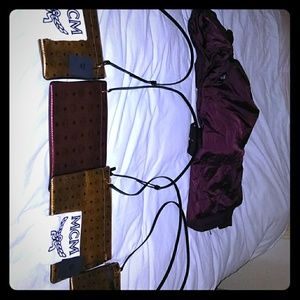 Mcm side strap purses