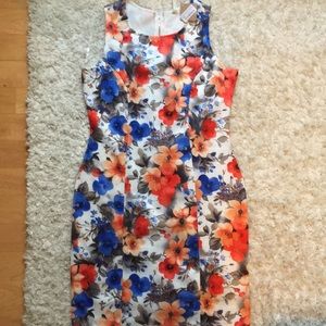 Floral sheath dress