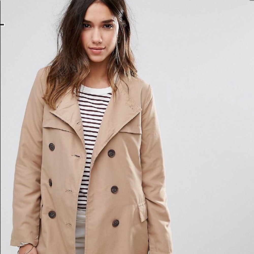 Asos camel trench coat