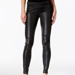 NWT Michael Kors Faux Leather Leggings SZ 4