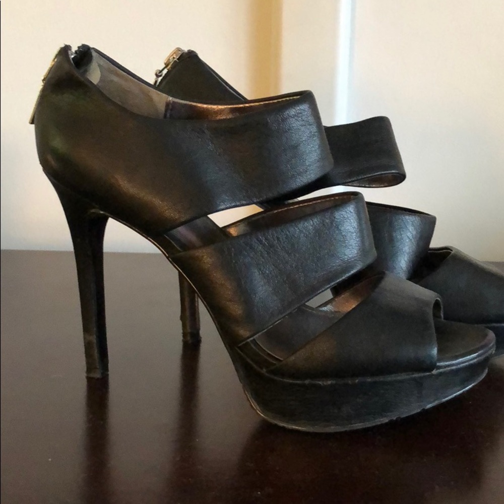 Calvin Klein Black scrappy sandals