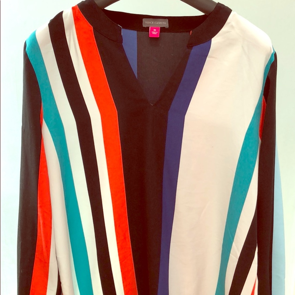 Vince Camuto stripey top in medium