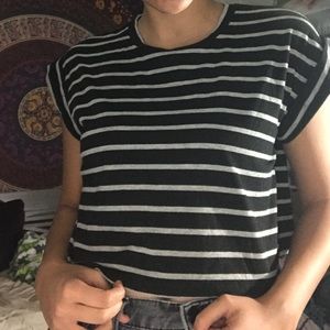 STRIPED FOREVER 21 TEE