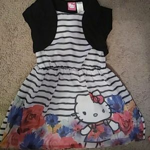 Hello Kitty Dress with Cartigan