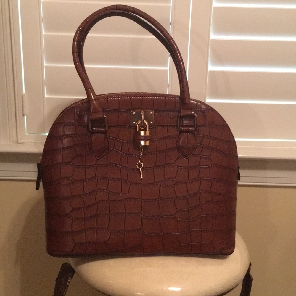 Aldo Dark Brown Satchel