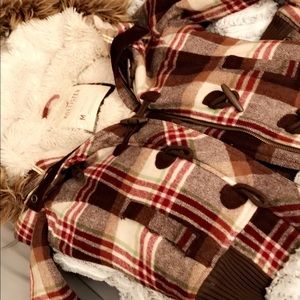 hollister jacket with faux fur