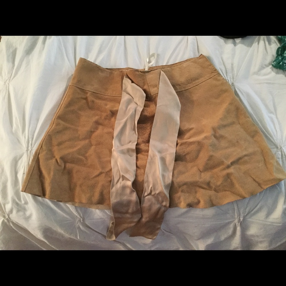 Bebe leather skirt