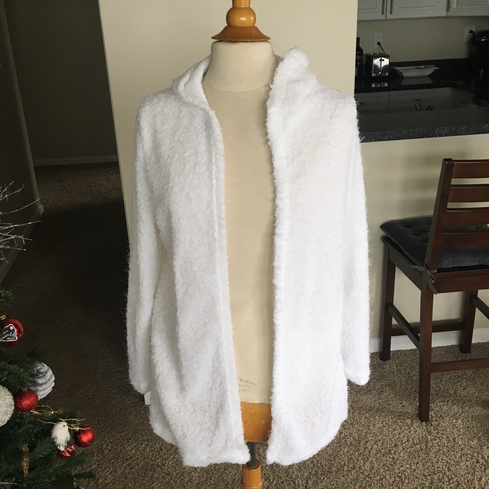 Fuzzy cardigan