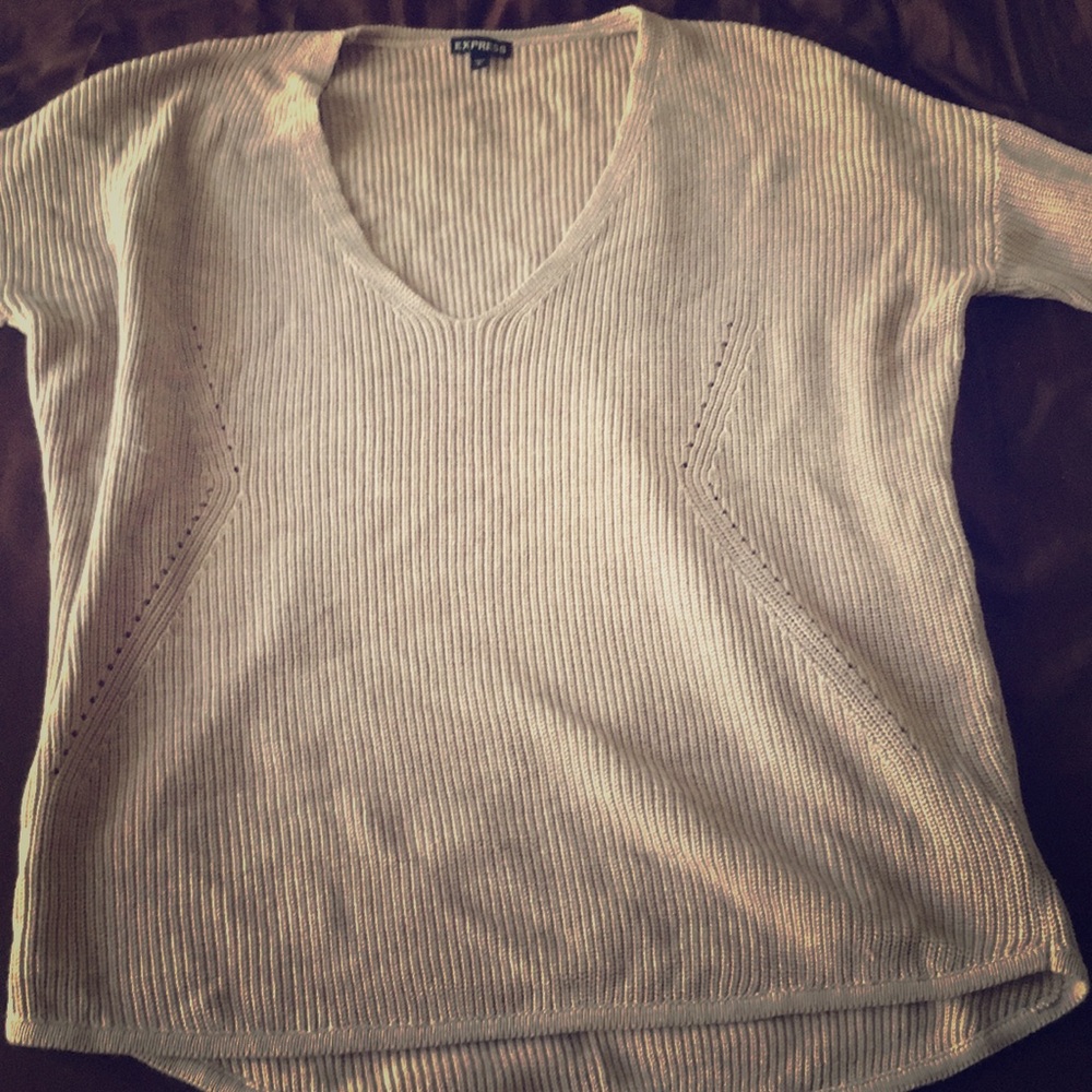 3/4 Sleeve Tan Sweater!
