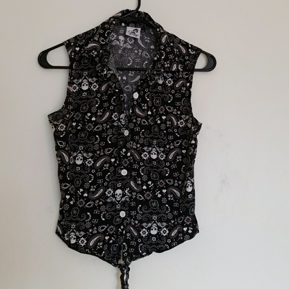 Hot Topic rockabilly crop top