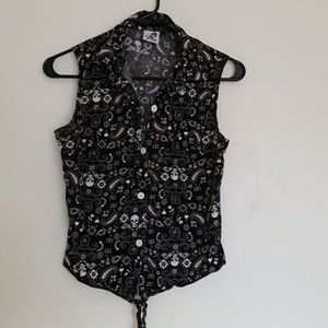 Hot Topic rockabilly crop top