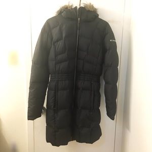 Columbia Knee-Length Down Jacket