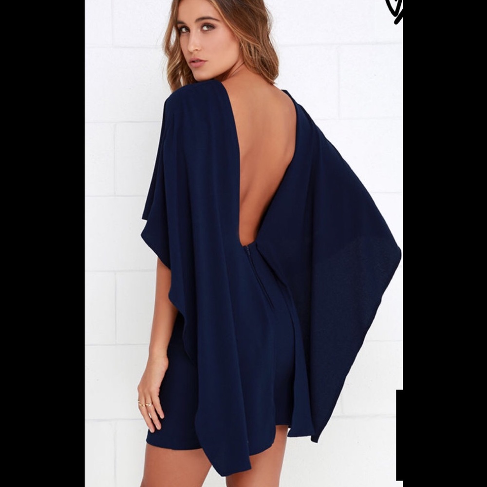 Lulus Best is Yet To Come Dress Navy