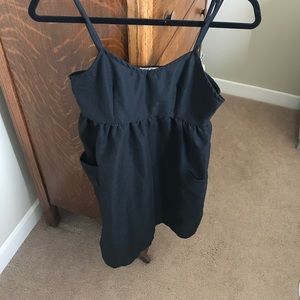 Black dress with pockets