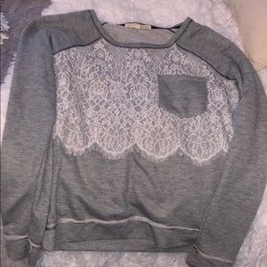Lacy Pocket Sweater