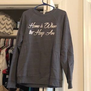 Home is where the Hogs are sweater