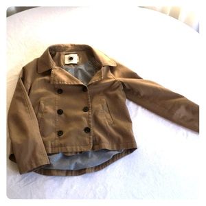 Anthropologie swing trench coat jacket M