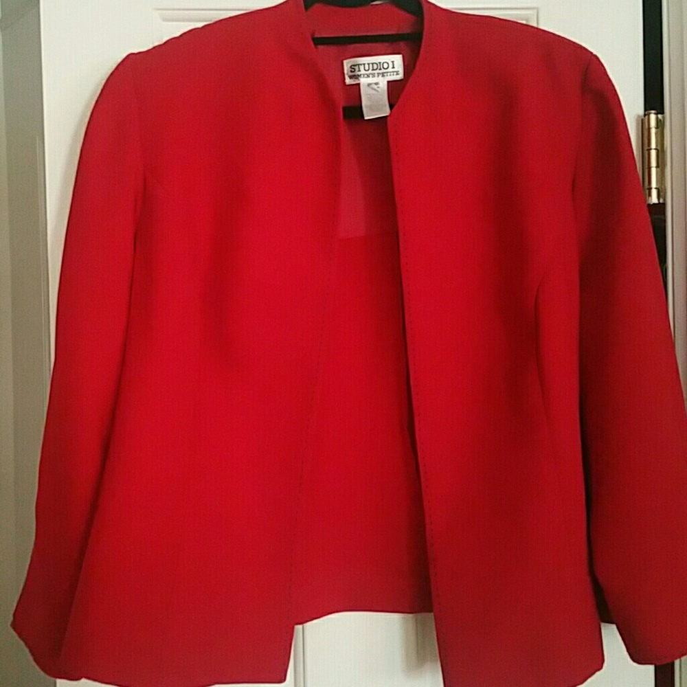 Women's Red Suit Jacket