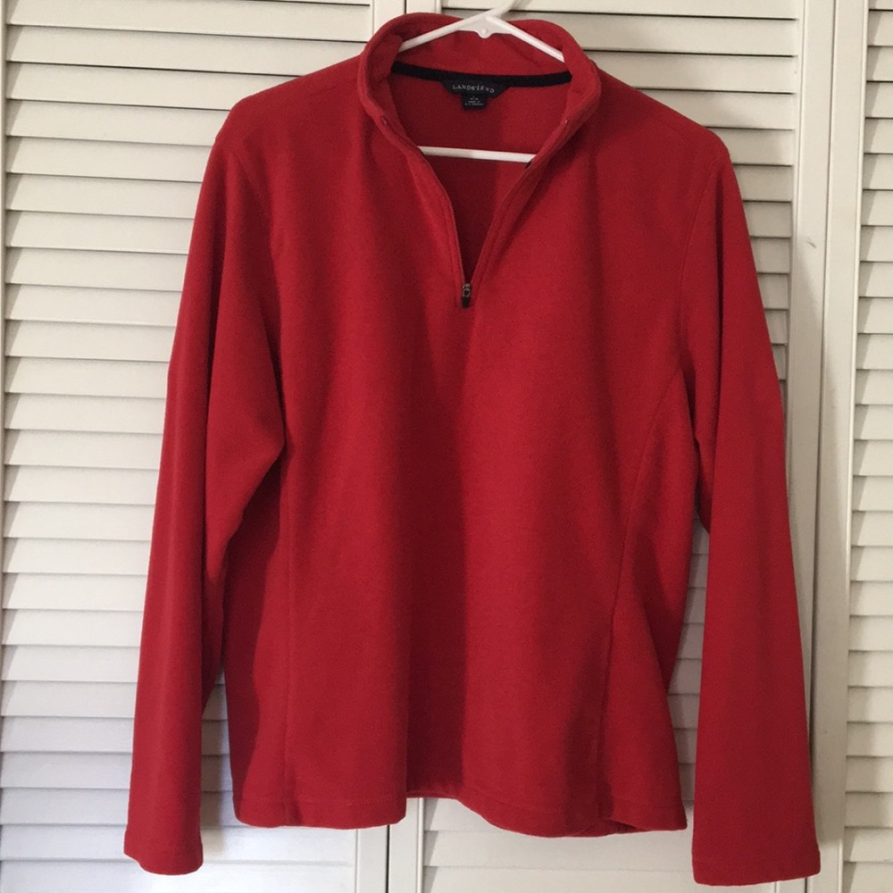 Comfortable Red Fleece Jacket