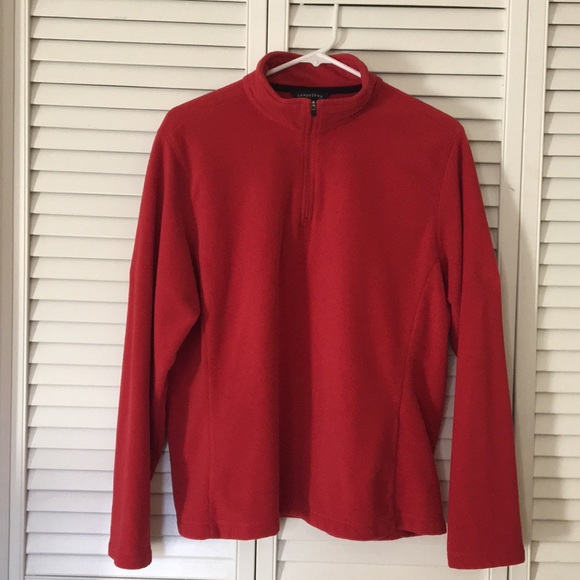 Comfortable Red Fleece Jacket - Picture 2 of 4