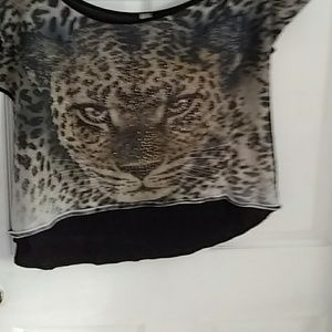 Cute Discovery tiger cheetah top