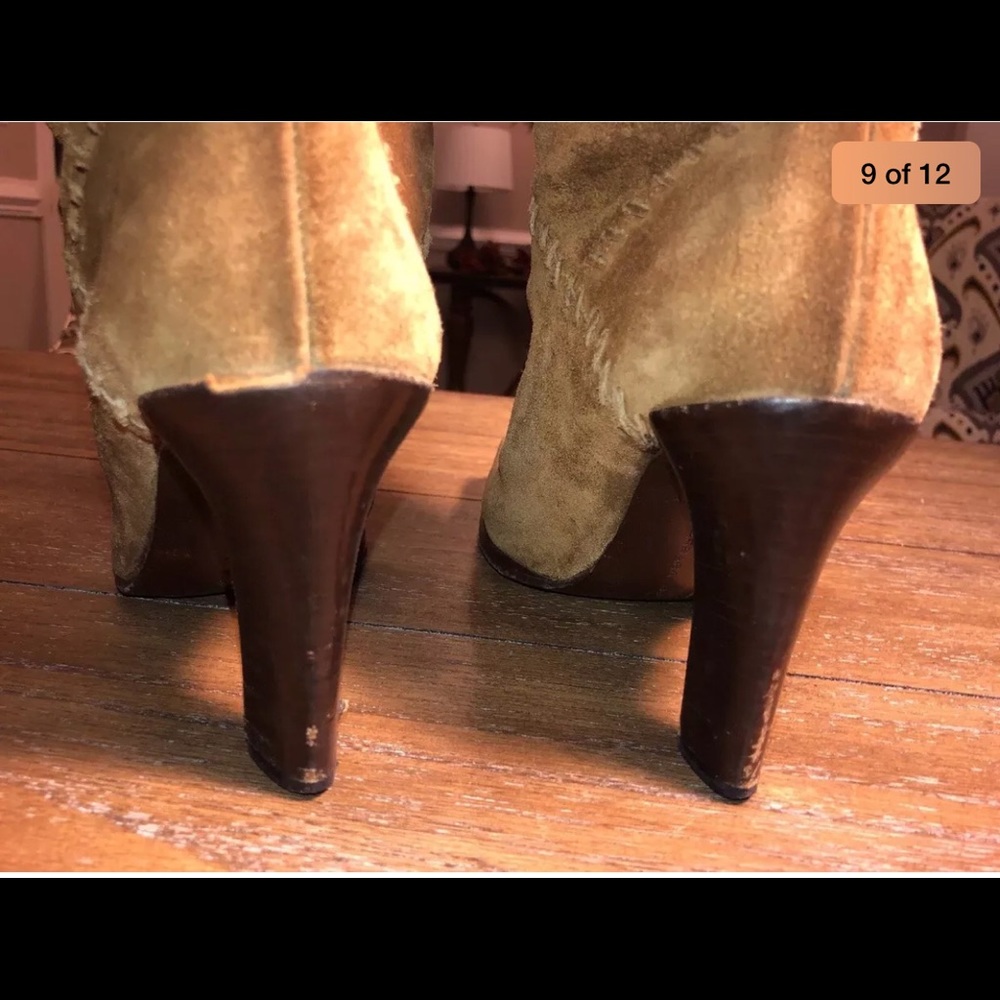 SOLD Barbara Bui Carmel Thigh High suede boots 7.5 - Picture 6 of 8