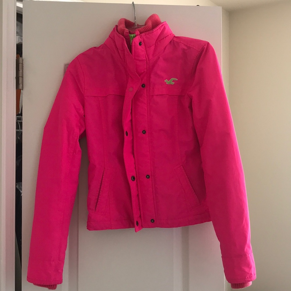 Hot Pink Hollister Coat