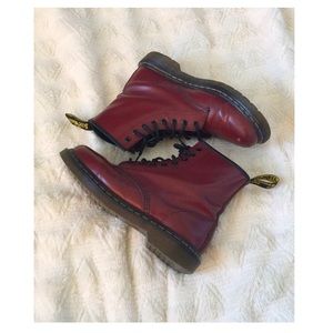 Cherry Red Dr. Martens