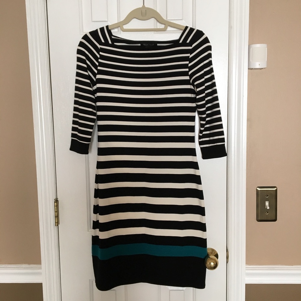 White House Black Market Striped Dress XXS